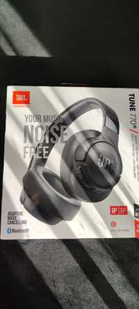 Casti wireless over-ear JBL Tune 770NC, Adaptive Noise Cancelling, Blu