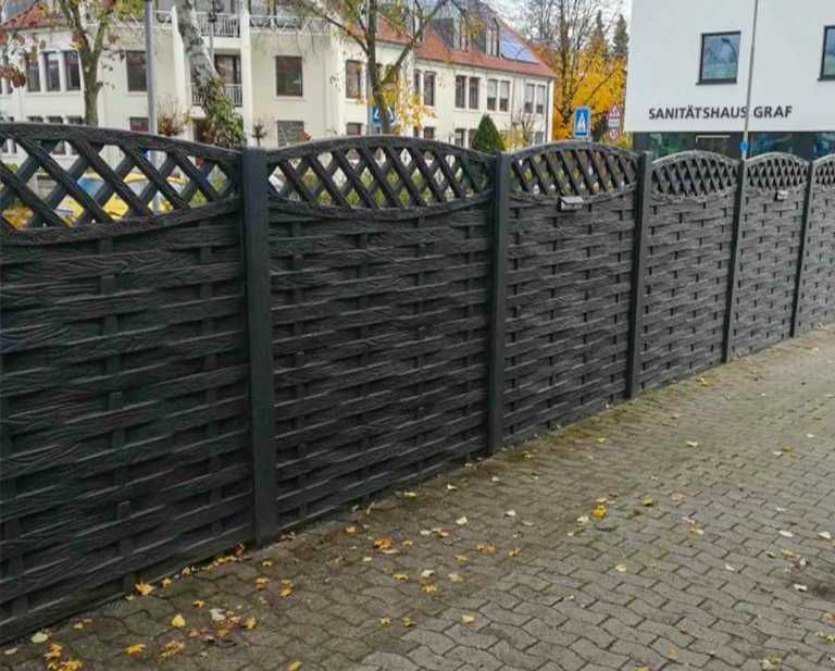 Gard si stalpi din betorn armat prefabricate - spalieri imprejmuire