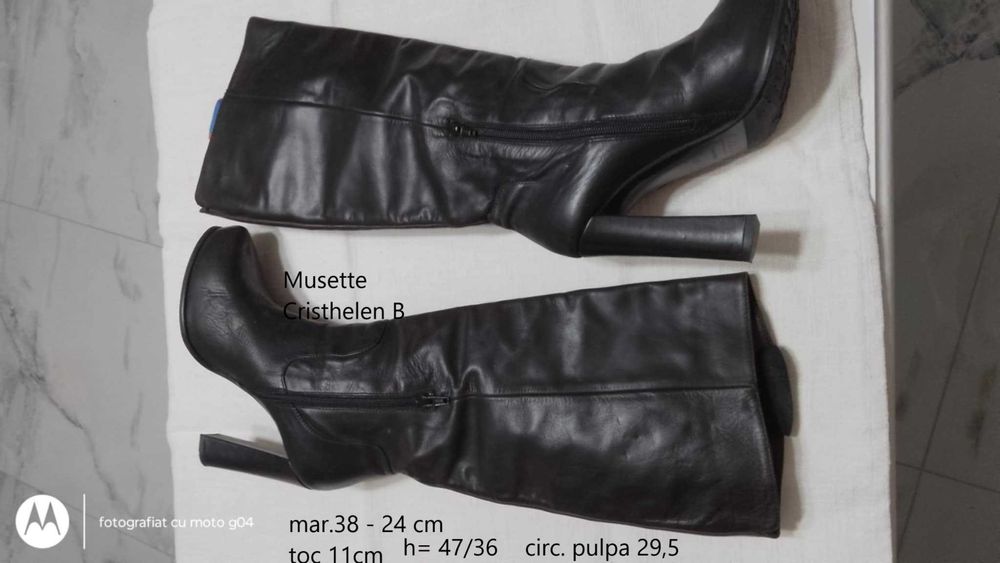 Cizme piele Musette mar.38