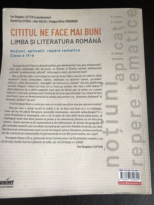 Cititul ne face mai buni IX