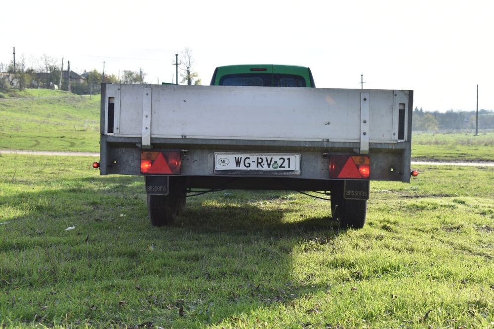 Remorca ANSSEMS 4,1 m X 1,8 m MMA 3000kg aluminiu stare excelenta