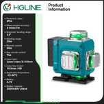 Laser verde -nivela laser full accesorii+2 baterii Autonivelare