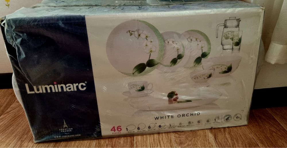 Продаю столовый сервиз Luminarc, 46предметов