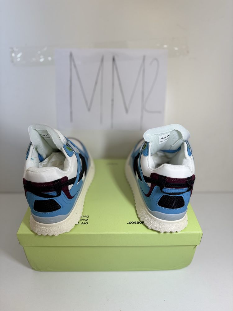 Adidasi/Sneakers Sponge Mid Top White Blue