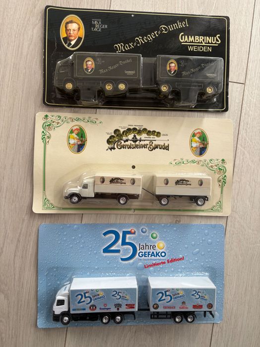 Lot 3 tiruri cu remorca