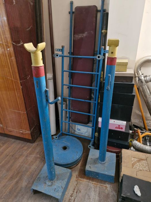 Советская Штанга со стойкой и блинами