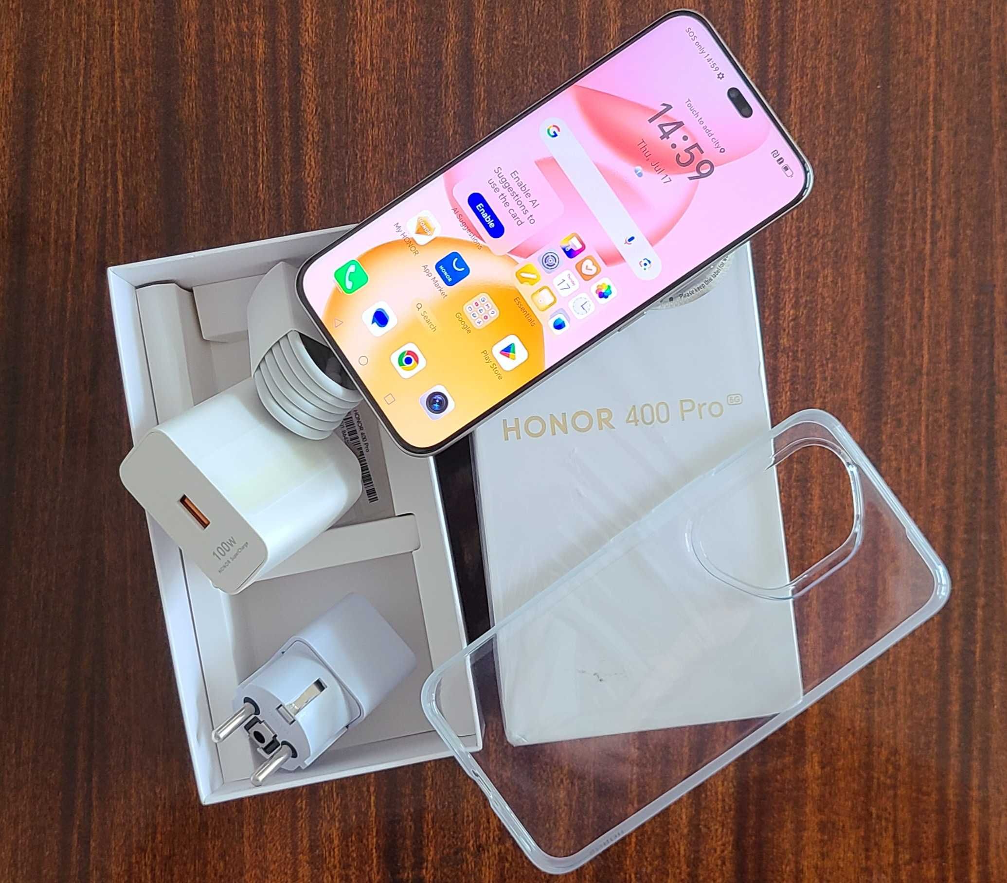 Honor 400 Pro 5G Dual sim глобален с българско меню и Android auto