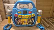 Primul meu Karaoke portabil cu 2 microfoane Toys Story 4