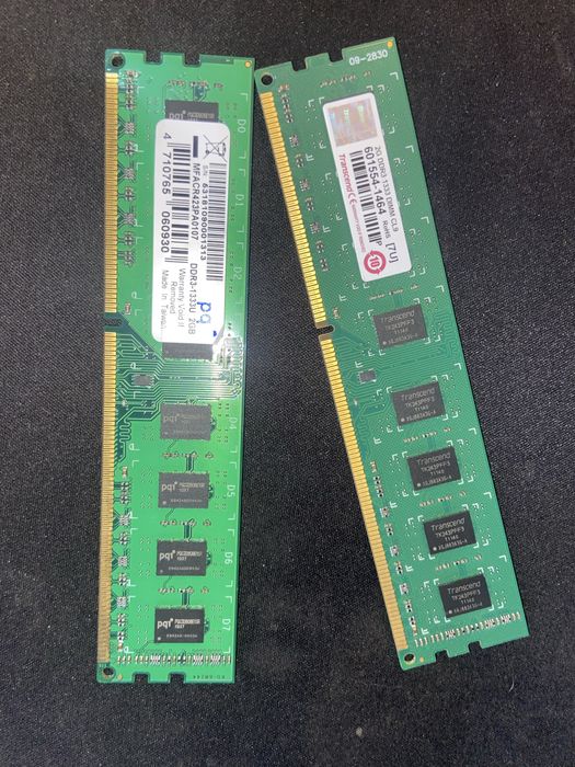 ОЗУ DDR3 — 2×2GB, 1333 MHz (DIMM)