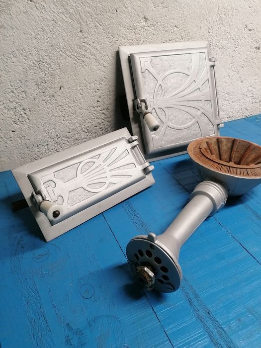 Uși soba teracota și arzator