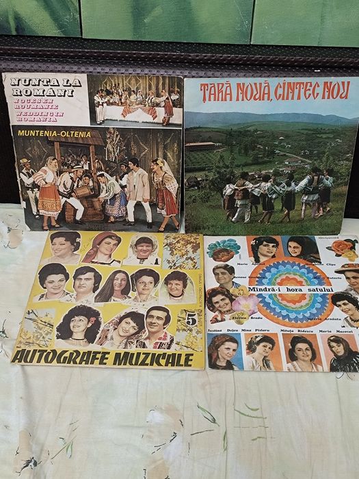 Discuri vinil muzică populară