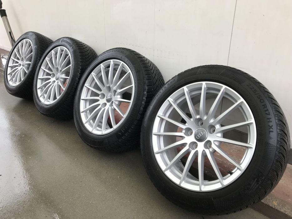 Jante Roti 17 Audi A4 A5 A6 B9 B8 C6 8W 8K anvelope 225 50 R17 M+S