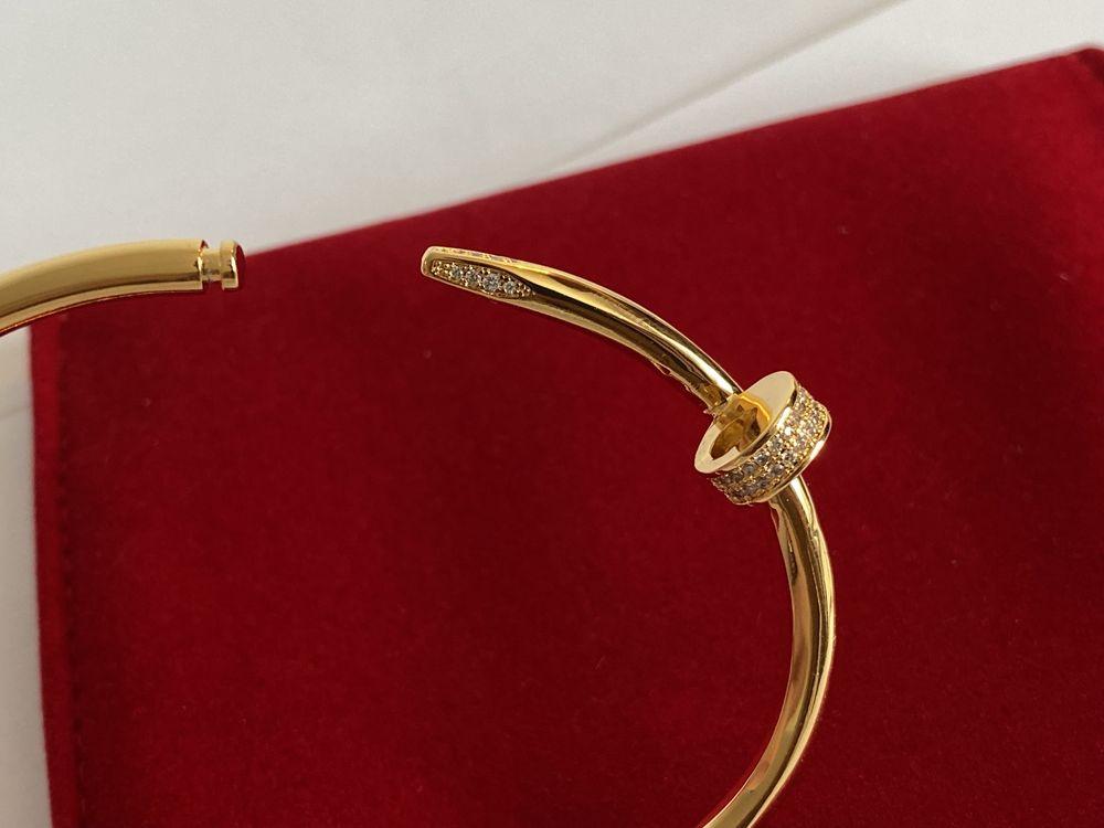 Brățară Cartier Juste un Clou 17 aur 23K cu diamante