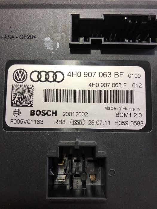 Calculator comfort BCM. Modul. Cod: 4H0907063BF