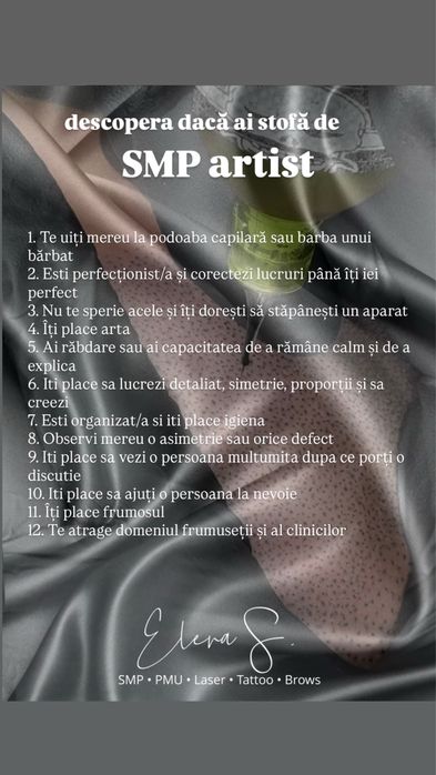 Curs SMP micropigmentare scalp fizic sau online