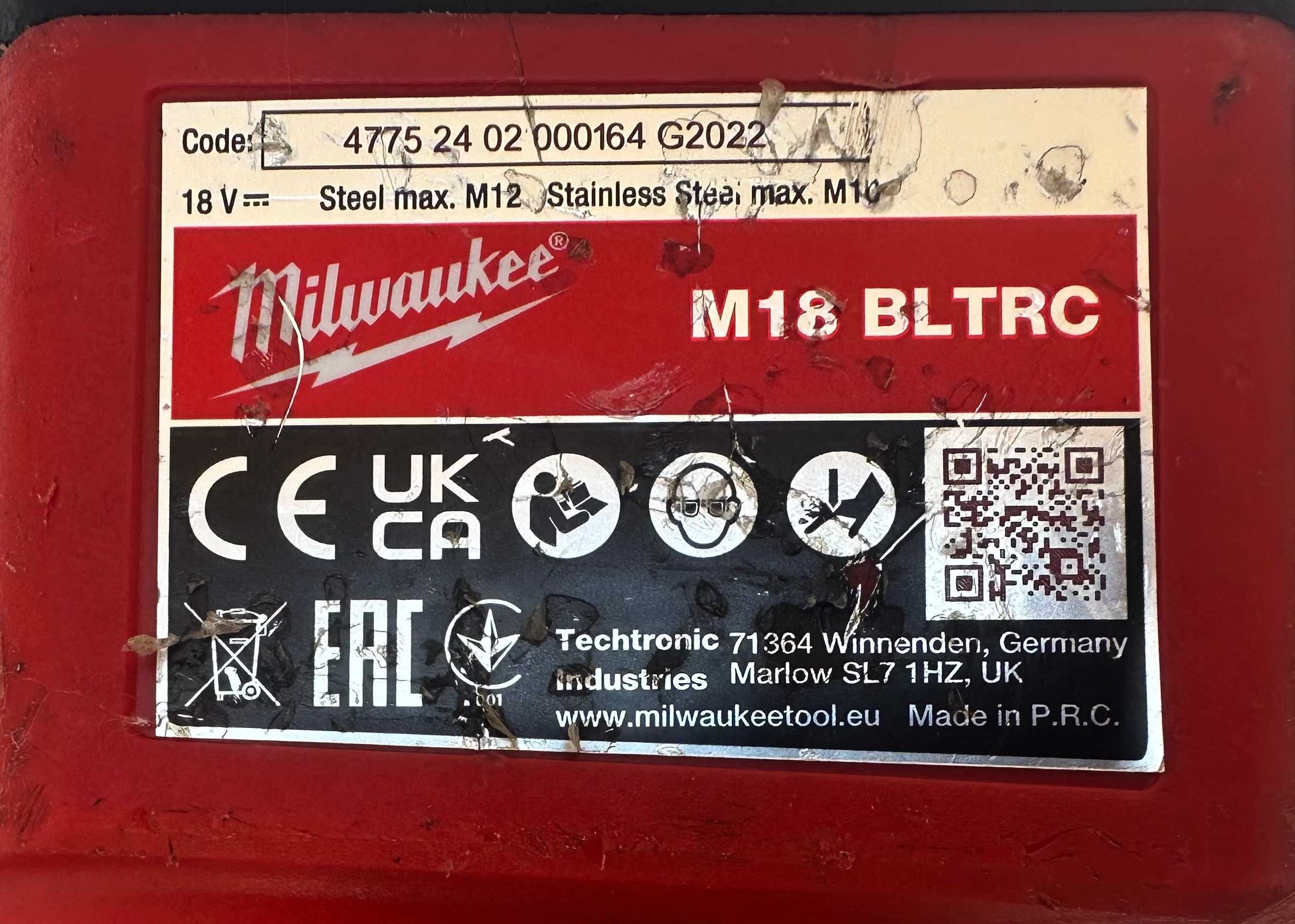 MiLWAUKEE M18 BLTRC - Акумулаторна машина за рязане на шпилки
