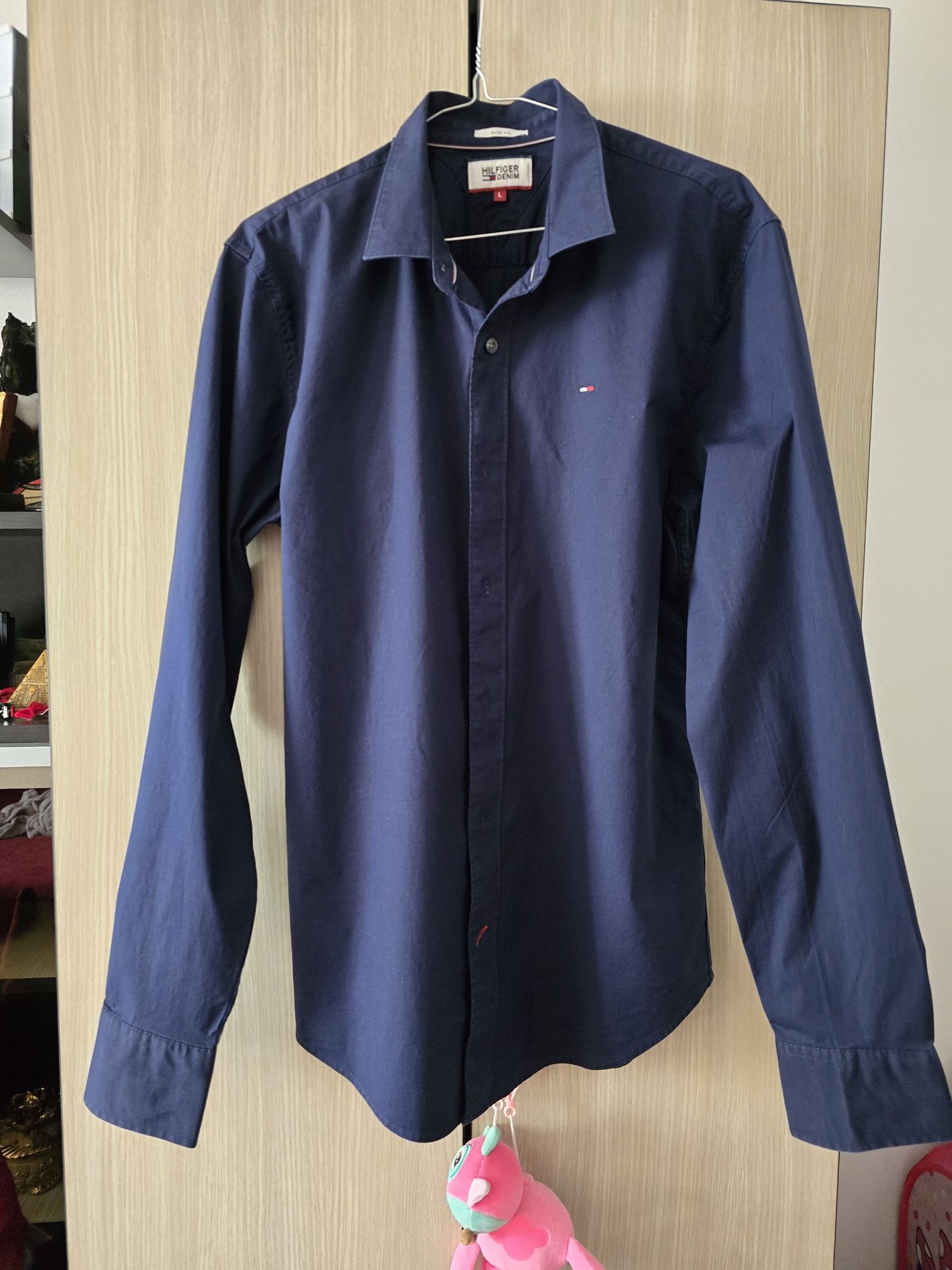 Cămașă bleumarin Tommy originală nouă