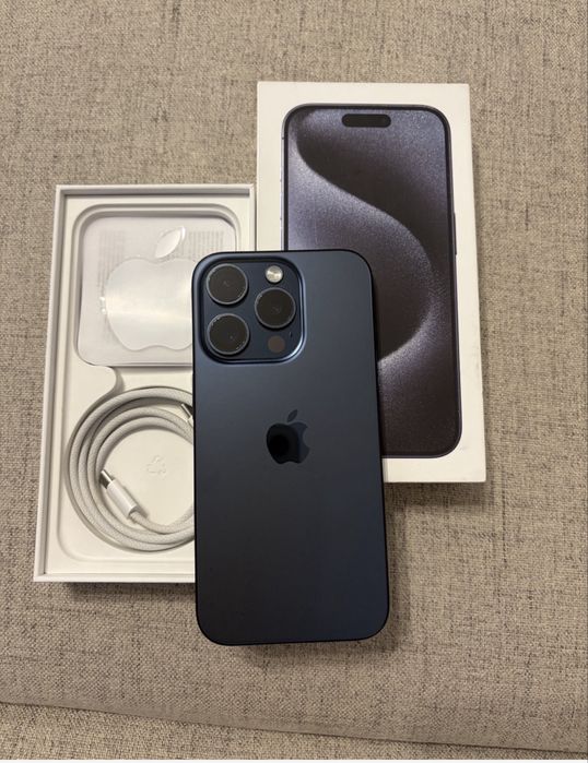 iphone 15 pro 512gb blue titanium impecabil