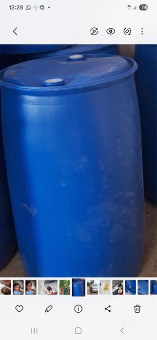 Бочки пластиковые чистые