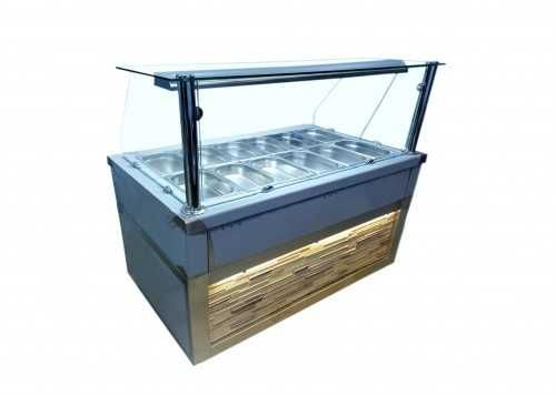 VITRINA Calda / Bain Marie /  AUTOSERVIRE 3-6 GN 1/1 / VITRINA Rece. /