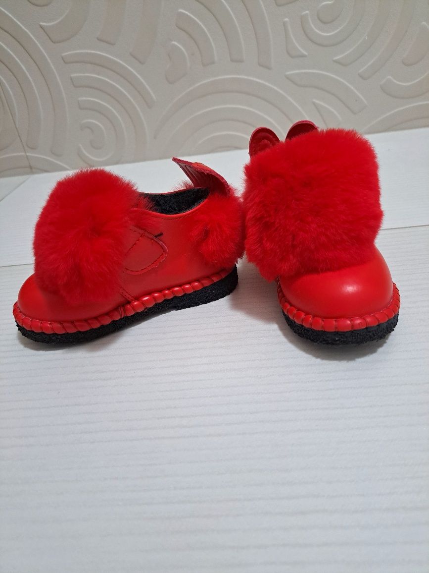 Pantofiori bebe de piele marime 23