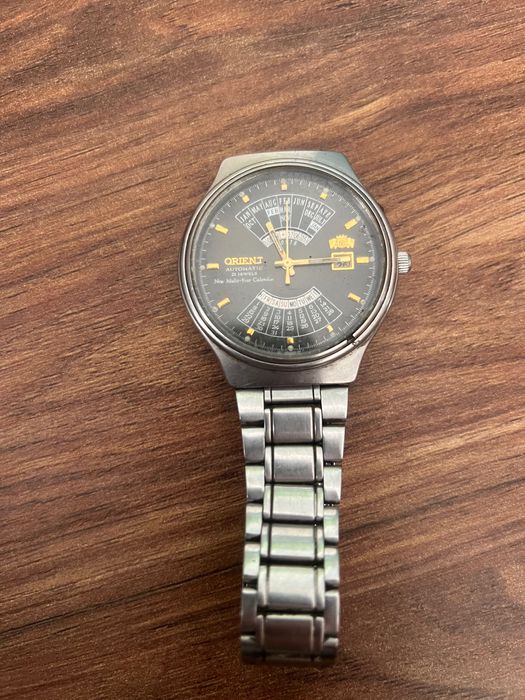 Ceas Orient Automatic New Multi-Year Calendar – Vintage – Funcțional