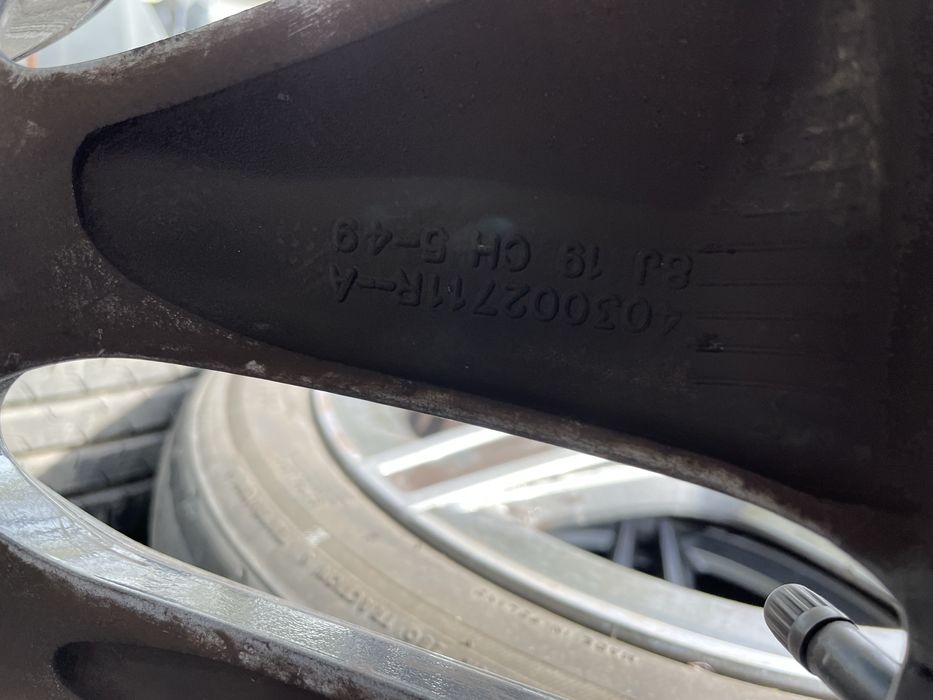 Jante Renault Talisman R19 cu anvelope foarte bune de vara