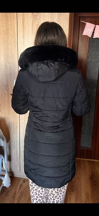 Зимно дълго яке с пух
