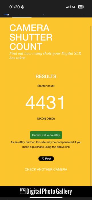 Фотоапарат Nikon D3500