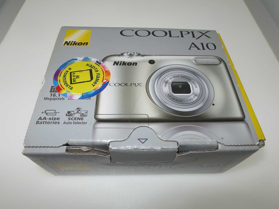 Nikon Coolpix A10 страхотен компактен фотоапарат цифрова камера