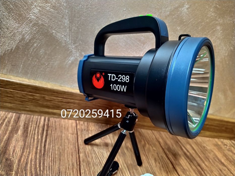 Lanterna Profesionala TD-298, cu led laser, raza de actiune 800metri