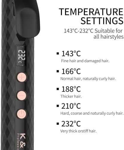 Нова Маша за коса 38мм LCD контрол висока температура за жени прическа