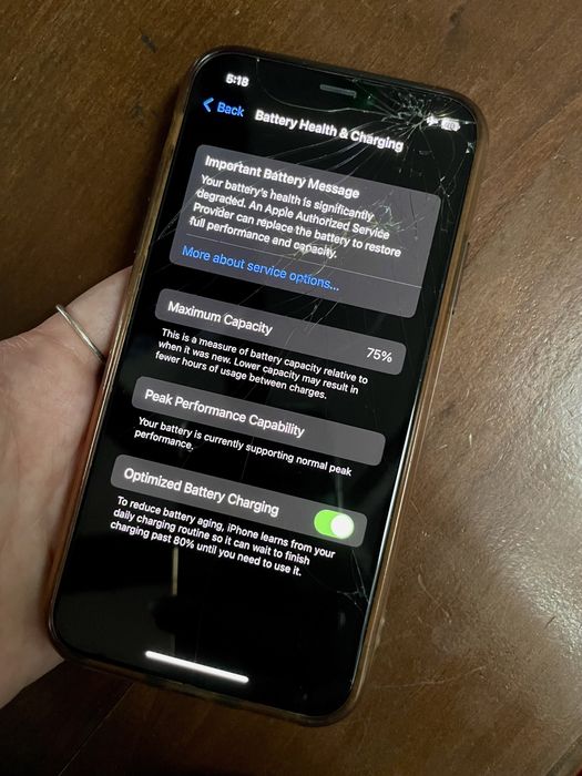 Iphone XS 64GB perfect functional cu ecran fisurat