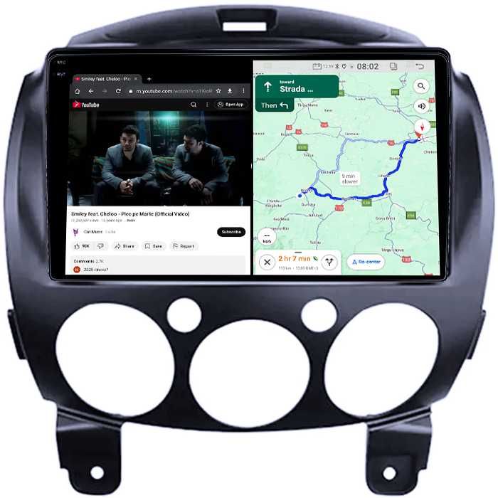 Navigatie Mazda 2 2007-2014, Android 14,  4GB RAM/64GB ROM