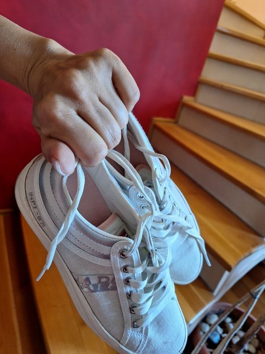 Tenisi Napapijri/Converse  36/37 alb