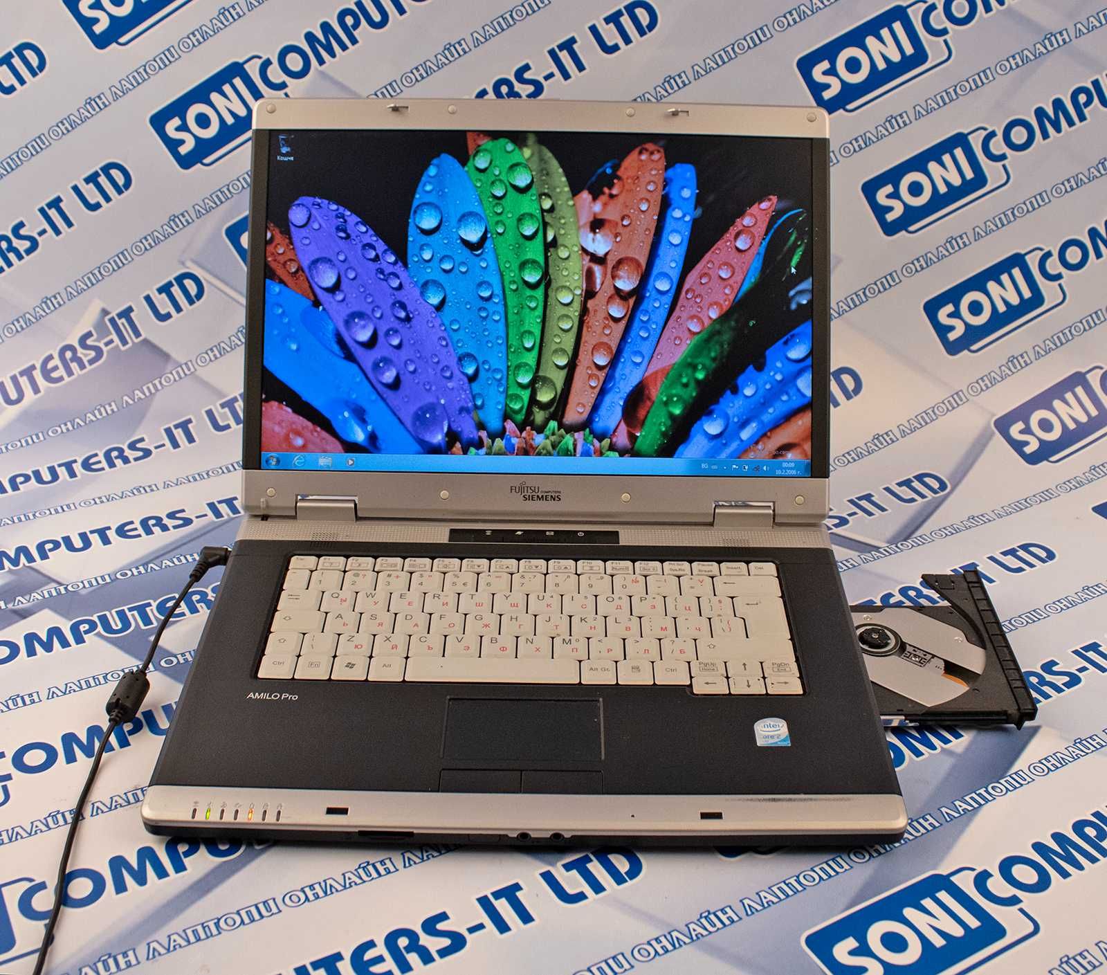 Лаптоп FujitsuSimens /Intel-T5500/2GB DDR3/500 GB HDD/ DVD-RW/ 15,4