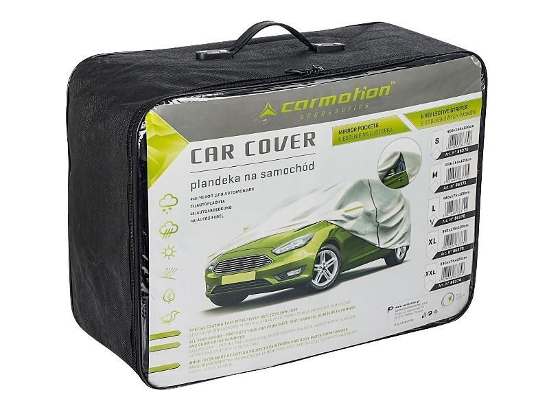 покривало за кола xl 540x175x120 см, 3 слоя, рефлектори, цип на ...