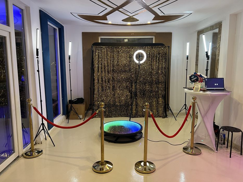 Cabină Foto Platformă 360 Fum Greu Artificii Bule cu Fum Bucuresti