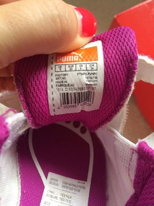 Încălțăminte sport/adidași Puma mărimea 22