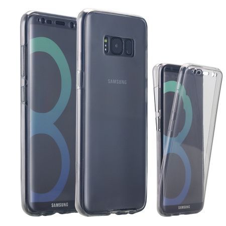 Husa Full TPU 360° fata + spateSamsung Galaxy S8 Plus, Transparent