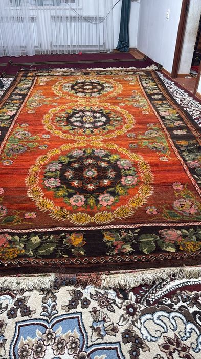 Қол кілем. Көненің көзі. Қойдың жүнінен тоқылған.