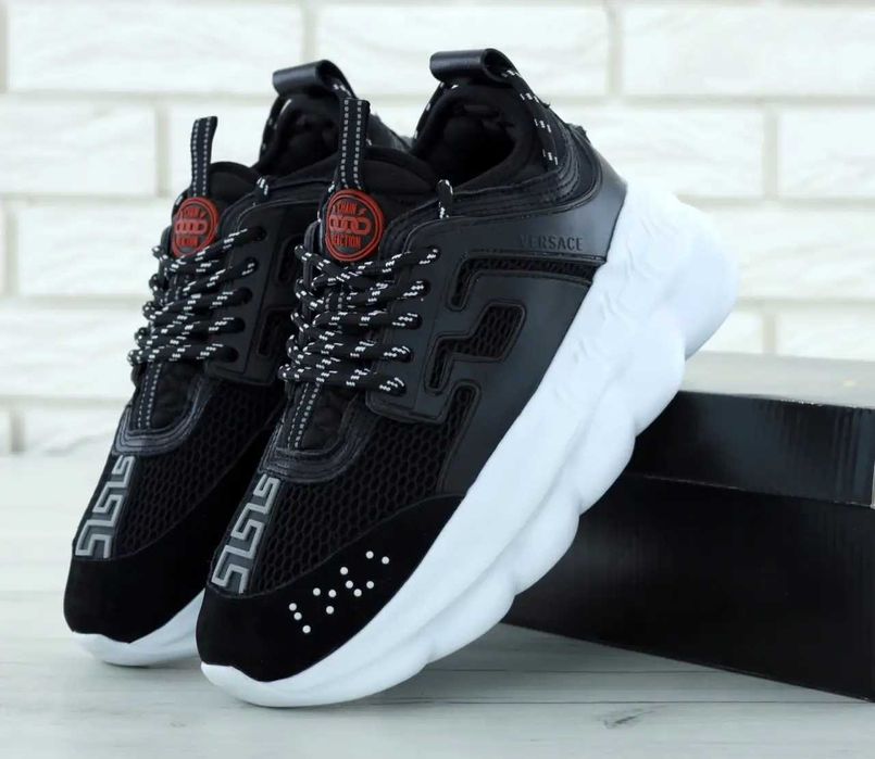 Versace Chain Reaction  Luxury Full Box  Toate marimile 36-45
