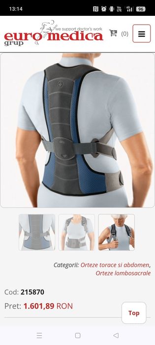 Orteză toraco-lombosacrală BORT GENERATION