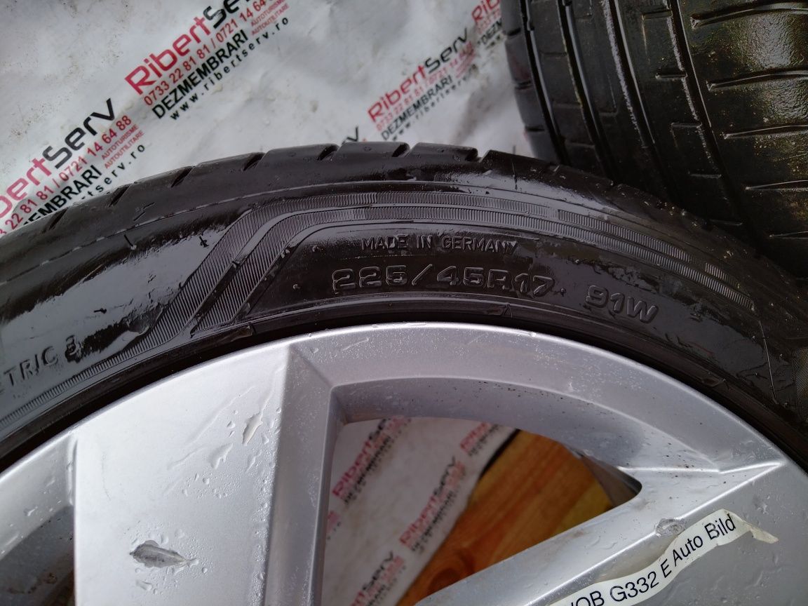 Set jante aliaj VW R17 si anvelope Goodyear vara