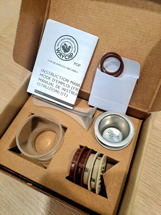Capsule tip espressor, reutilizabile