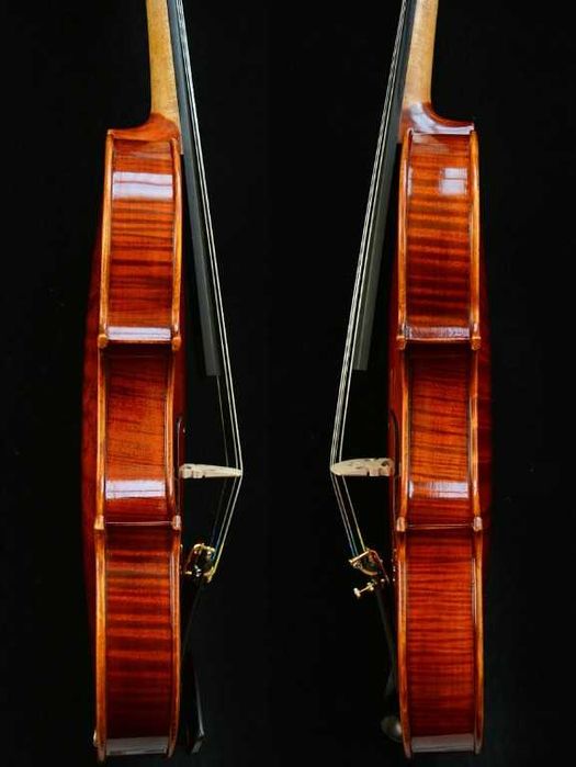 Vioară de maistru,model Guarnieri+arcus,sunet matur,puternic,cristalin