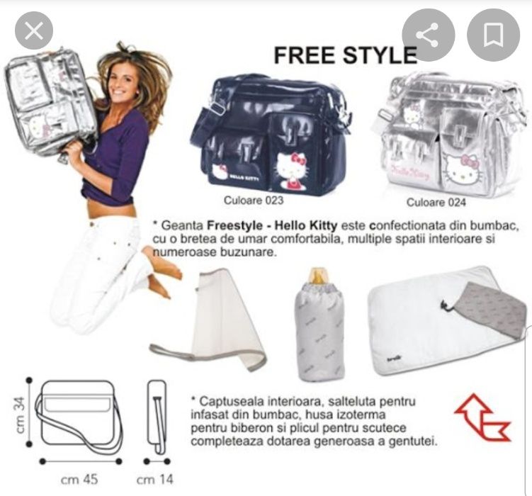 Geanta Brevi Hello Kitty Free Style