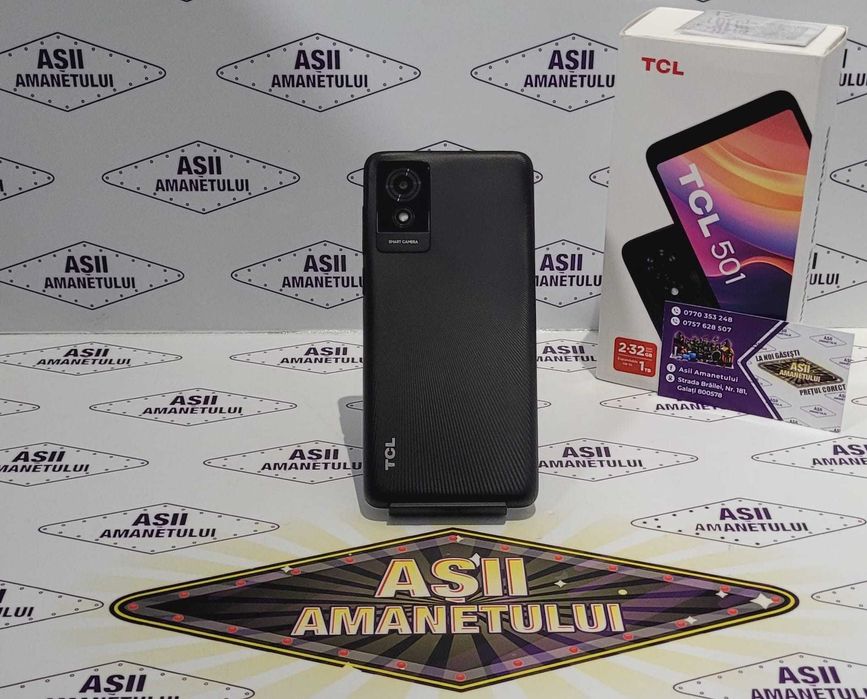 Telefon mobil TCL 501 4G, 32GB, Black