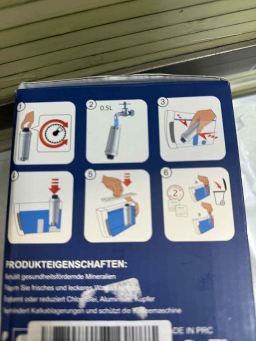 Комплект 6 филтъра за вода с активен въглен за кафе машини