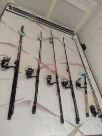 Se vinde lot cu lansete Shimano ,Feeder Wind ,East Shark Undite Carbon